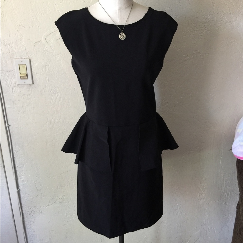 Zara woman black dress